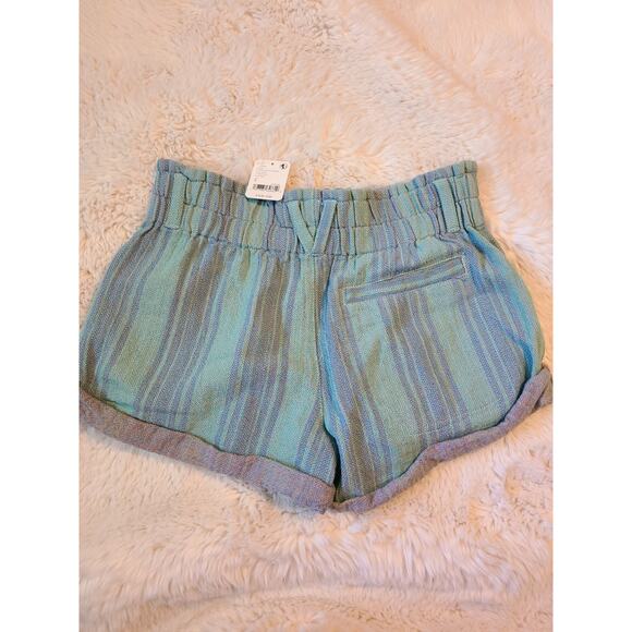 Free People paperbag Boho striped shorts size Small - Picture 4 of 8